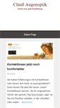 Mobile Screenshot of claussaugenoptik.de