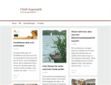 Tablet Screenshot of claussaugenoptik.de